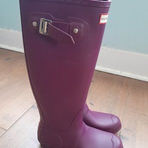 Hunters Purple Rain Boots